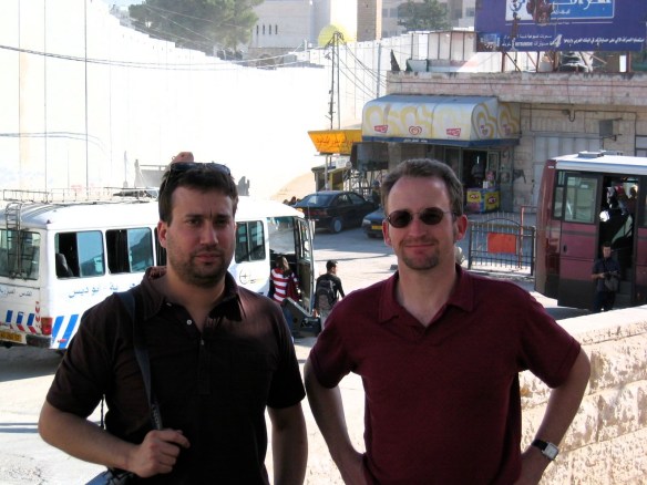 Eyal Weizman and Steve Graham in the occupied West Bank
