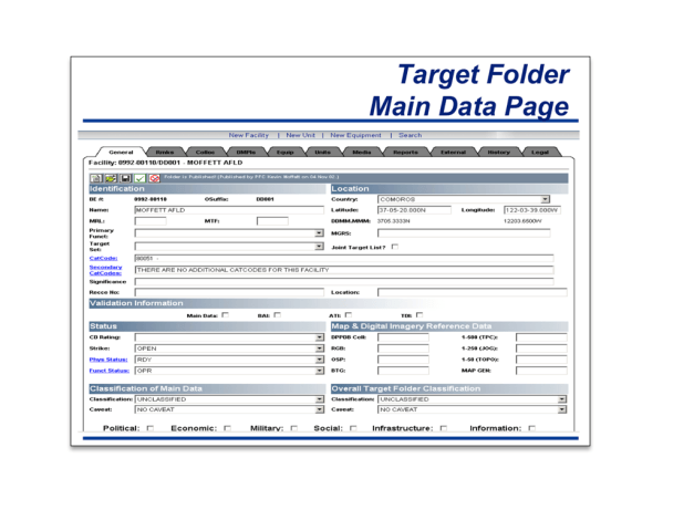 Target Intelligence Folder Bombing Encyclopedia of the World | geographical imaginations