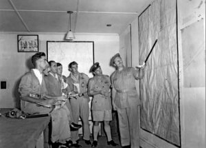 Bombing briefing Kenya 1954
