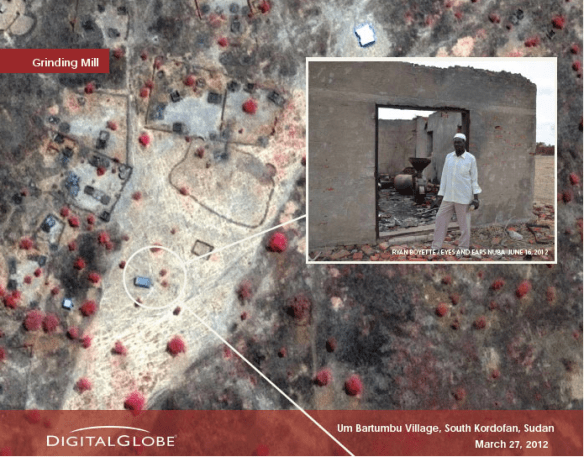 Destroyed Grinding Mill, Um Bartumbu, March 2012