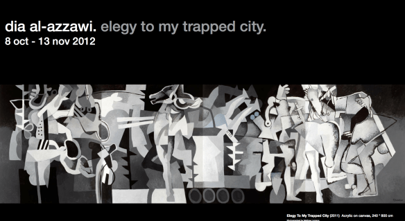 DIA AL-AZZAWI Elegy to my trapped city (2011)