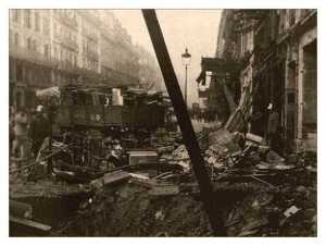 Damage from the Paris Gun