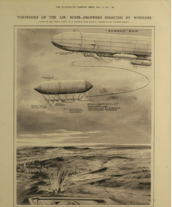 PHILLIPS Aerial Torpedo in ILN September 1913