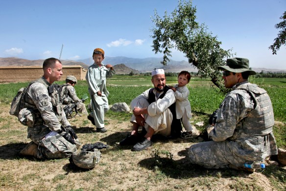 US Army translation in Afghanistan, 2010