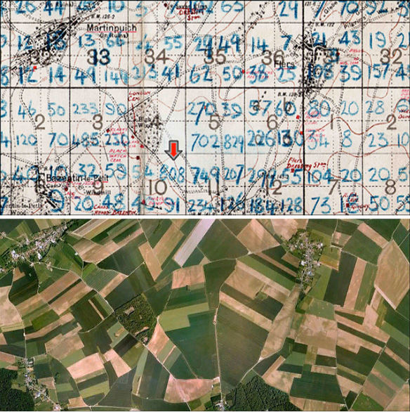 Body Density Map, High Wood, Somme image by shipscompass on flickr