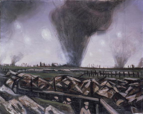 NEVINSON The strafing