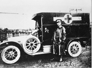 Postcard from Nevinson to Marinetti