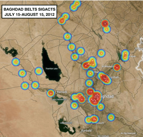 Baghdad Belts SIGACTS July-August 2012