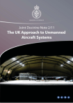 UK Approach to Unmanned Aircraft Systems
