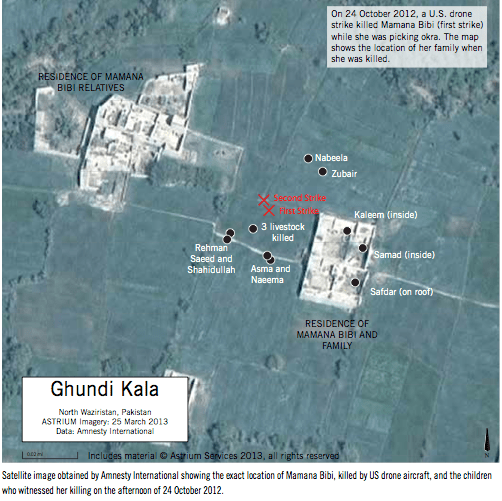 Ghundi Kala drone killing October 2012