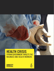 AI Health Crisis in Syria