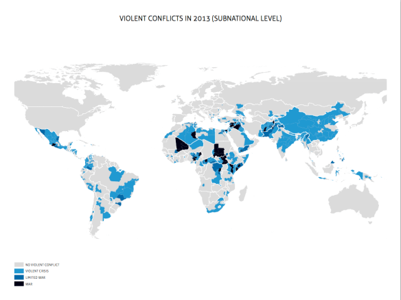 Violent conflicts 2013 HEIDELBERG