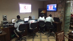 Ambulance control centre central Gaza