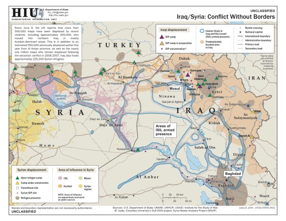 DoS Iraq Syria Conflict June 2014