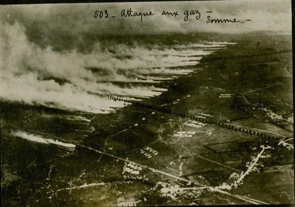 Gas attack Somme