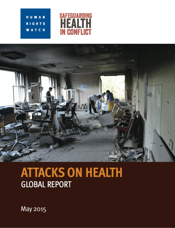 HRW Attacks on Health