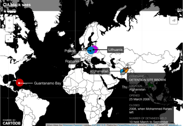 CIA black sites (BOIJ:REndition Project)