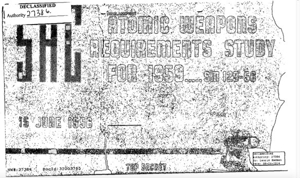 Atomic Weapons Requirements Study for 1959 JPEG