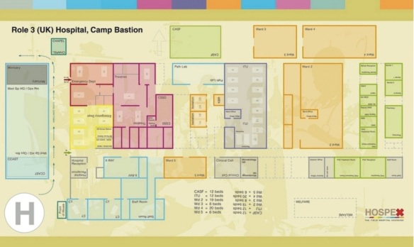 Camp Bastion Role 3 hospital (late 2010)
